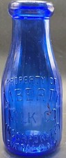 Cobalt blue ribbed for sale  Ridgedale