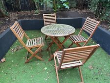 folding dining table chairs for sale  LONDON