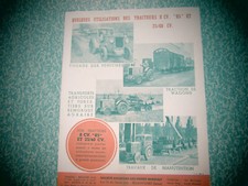 Prospectus tracteurs renault d'occasion  Hazebrouck