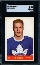 Usado, 1957-58 PARKHURST NHL Hóquei #22 Tim Horton HOF SGC 4 MUITO BOM ESTADO-EX Toronto Maple Leafs comprar usado  Enviando para Brazil