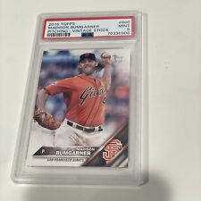 2016 Topps #600 Madison Bumgarner Giants Vintage Stock /99 PSA 9 POP 1 SSP comprar usado  Enviando para Brazil