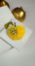 Brosche apfel handmade gebraucht kaufen  Rheinfelden (Baden)