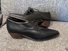 Usado, Sapato Oxford Lucky Brand Erreka Couro Preto com Cadarço - Feminino Tamanho 6M comprar usado  Enviando para Brazil