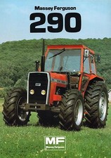 Prospectus Prospect Tracteur Tractor Massey Ferguson MF 290 2 páginas (a), usado comprar usado  Enviando para Brazil