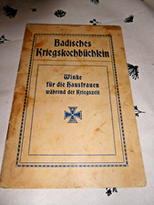 Kriegskochbuch 1915 badisches gebraucht kaufen  Deutschland