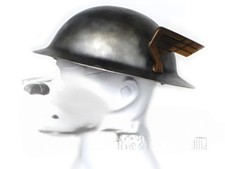 Réplica de capacete flash Jay Garrick - estilo britânico Brodie com asas de latão. comprar usado  Enviando para Brazil