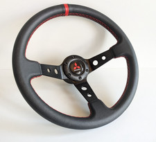 Volante serve para Mitsubishi couro profundo vermelho 3000GT Lancer Galant Eclipse comprar usado  Enviando para Brazil