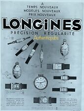 Advertise longines 1933 d'occasion  Expédié en Belgium