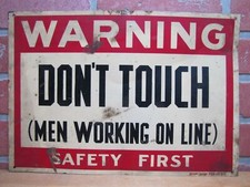 Warning touch men for sale  Flemington