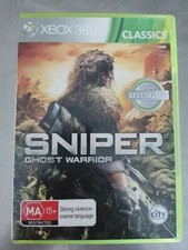 SNIPER GHOST WARRIOR XBOX 360 Microsoft COMPLETO sem Manual 2011 PAL Classics comprar usado  Enviando para Brazil