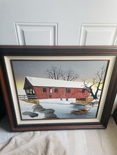 Vintage oil painting for sale  Waukegan