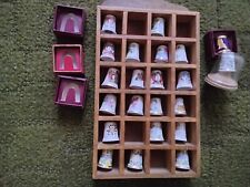 Collection thimbles display for sale  NUNEATON