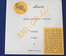 Lewis violin string for sale  Van Buren