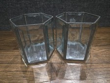 Vintage 2leaded beveled for sale  USA