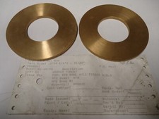 BRONZE TRUST WASHER 2" X 4-1/4" X 1-31/32 (LOTE DE 2), usado comprar usado  Enviando para Brazil