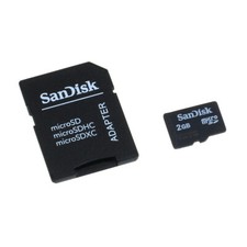 Karta pamięci SanDisk microSD 2GB do Samsung GT-S5610 / S5610 na sprzedaż  Wysyłka do Poland