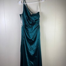 Vestido drapeado de um ombro esmeralda GALINA SIGNATURE  comprar usado  Enviando para Brazil