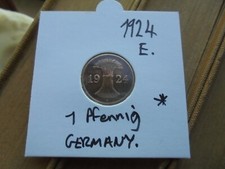 1 FENIG, 1924 E. NIEMCY. VF-EF. BARDZO RZADKA MONETA! MÓJ KATALOG JEST DOŚĆ STARY!  na sprzedaż  PL