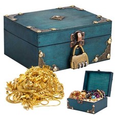 Wooden safe box d'occasion  Expédié en Belgium