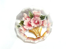 reverse carved lucite brooch for sale  WORKSOP