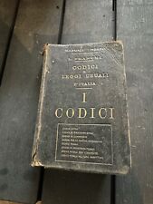 Libro codici usato  Gualtieri