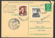 Luftpost lufthansa ddr gebraucht kaufen  Peitz