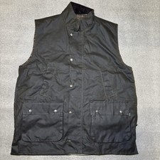 Colete Oxford Azul Inglaterra Masculino XL Marrom Zíper Completo Sem Mangas Acolchoado #796, usado comprar usado  Enviando para Brazil