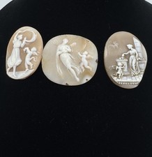 Antique cameos cherubs for sale  LEEDS