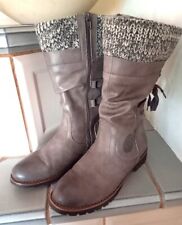 Stiefel damen strickstulpen gebraucht kaufen  Altlay, Grenderich, St.Aldegund