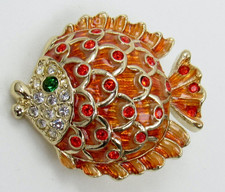 Fish enamel rhinestone for sale  Crossville