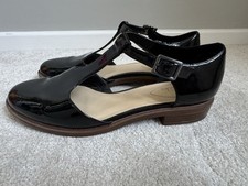 Clarks black patent for sale  ALFRETON