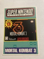 Snes mortal kombat for sale  Garden Grove