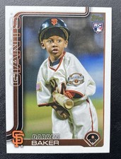 Darren Baker #511 - 2025 Topps Series 2 Golden Mirror Image Variation SP SSP, usado comprar usado  Enviando para Brazil