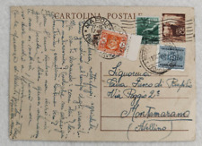 Intero postale luogotenenza usato  Morra de Sanctis