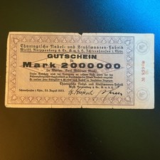 Millionen mark banknote gebraucht kaufen  Erfurt