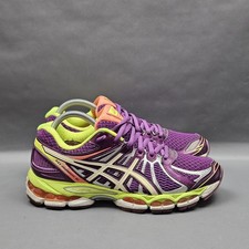 Tênis de corrida Asics Gel Nimbus 15 feminino tamanho 8.5 roxo verde atlético comprar usado  Enviando para Brazil