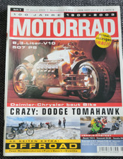Motorrad heft 2003 gebraucht kaufen  Grevenbroich