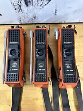 3 Walkie Talkie Vintage Sony ICB-300W Laranja Liga e Faz Som., usado comprar usado  Enviando para Brazil