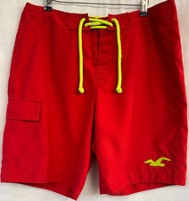 Mens hollister red for sale  BIRMINGHAM