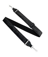 Pulseira Banjo de Couro Preto Ajustável 2" por LeatherGraft Feita à Mão no Reino Unido  comprar usado  Enviando para Brazil