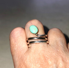 Silver turquoise ring for sale  Samson