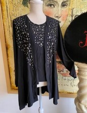 Jaqueta de festa Antthony Black Diamond Touch jersey malha conjunto regata P nova festa comprar usado  Enviando para Brazil