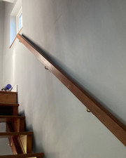 Wooden handrail stairs for sale  WIGSTON