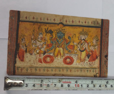 Papel de pintura raro antigo Himachal mini-mobiliário Brahma Vishnu Mahesh comprar usado  Enviando para Brazil