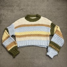 Suéter cropped listrado robusto Altar'd State Hollis feminino pequeno comprar usado Suéter cropped listrado robusto Altar'd State Hollis feminino pequeno comprar usado  Enviando para Brazil