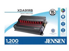 Amplificador mono Jensen XDA91RB classe D, 240W RMS, 1200W potência de pico caixa aberta comprar usado  Enviando para Brazil