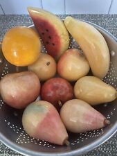 Usado, Antigo Deck de Cozinha de Mesa de Frutas de Mármore Coleção Pesado Boa Variedade Exclusivo comprar usado  Enviando para Brazil