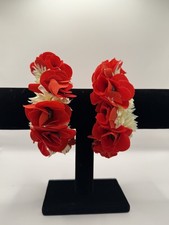Rot elfenbein blumen gebraucht kaufen  Versand nach Germany