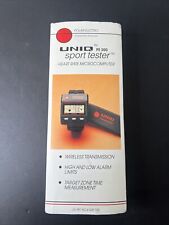 RELÓGIO DIGITAL VINTAGE RARO MASCULINO COMPUTADOR "POLAR" UNIQ SPORT TESTER PE 300 LER comprar usado  Enviando para Brazil