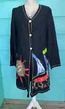 Manteau noir imprime d'occasion Manteau noir imprime d'occasion  France